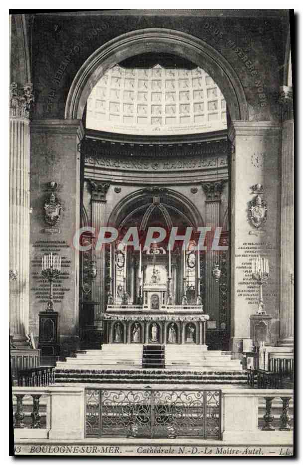 Boulogne-sur-Mer — Kerk van Onze Lieve Vrouw de Meester — Hoofdaltaar — L.L.