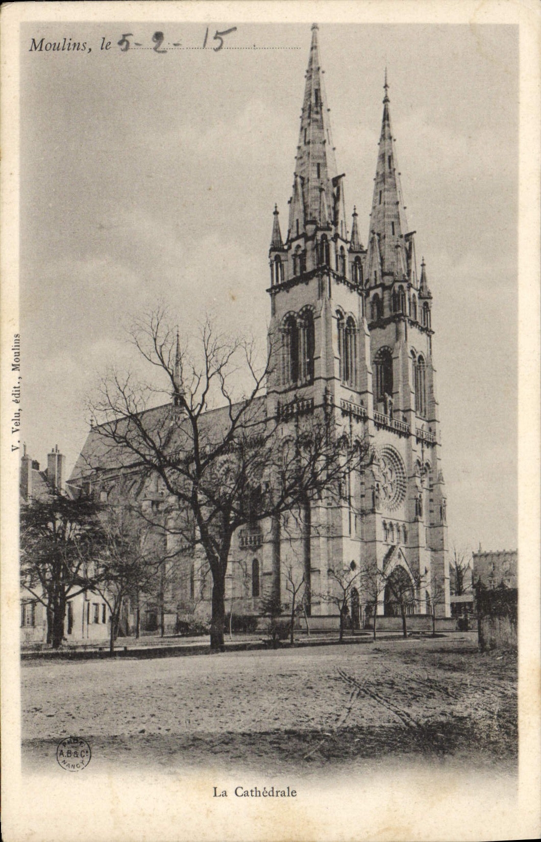 CPA Moulins La cathedrale