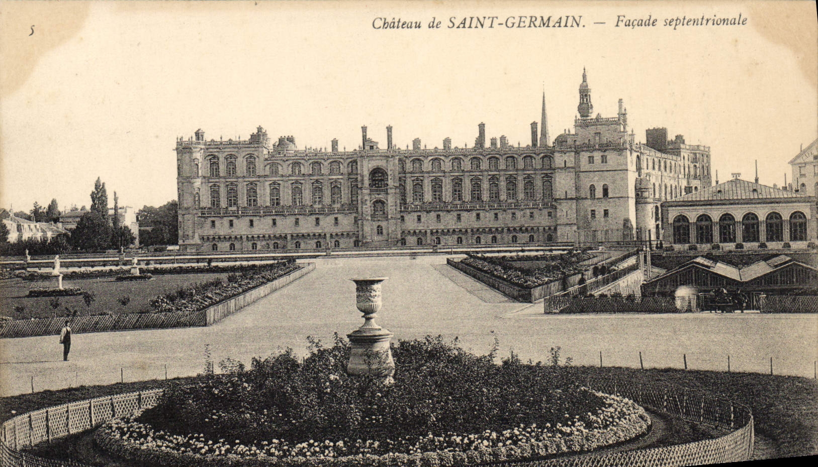 Château de SAINT-GERMAIN — Façade septentrionale