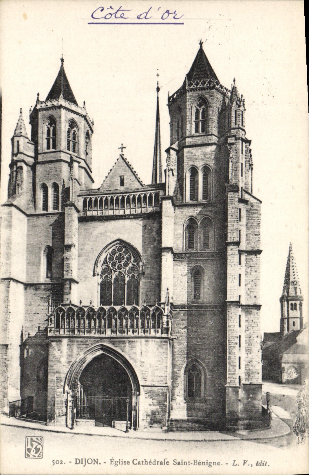 Dijon — Église Cathédrale Saint-Bénigne — L. V., édit. n° 502