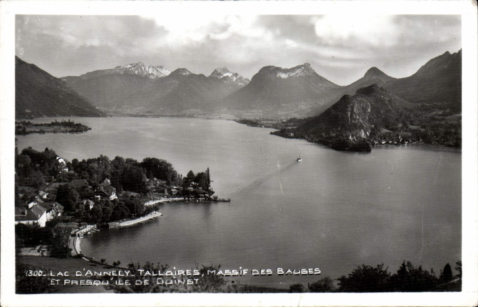 Lac d'Annecy, Talloires, Massif des Bauges — Édition GIL, Annecy
