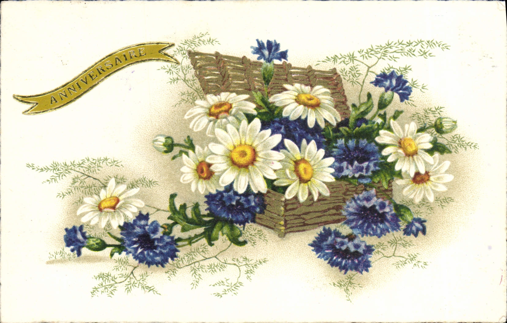 CPA Fantaisie Fleurs