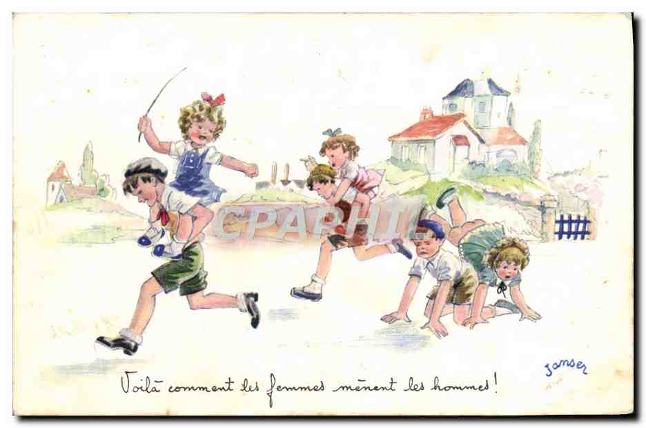 CPA Fantaisie Enfants