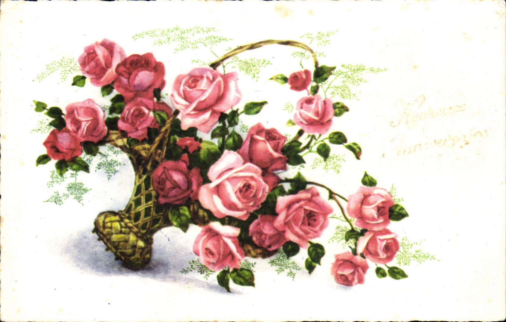 CPA Fantaisie Fleurs