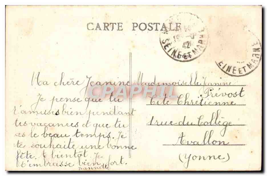 CPA Nos Campagnes Paysage — Verso