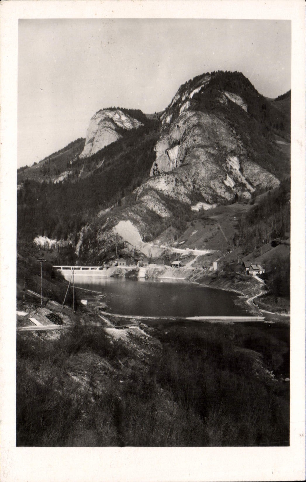 Gorges de la Dranse (Haute-Savoie) — Nouveau barrage du Joty — Éditeur Cellard, Lyon