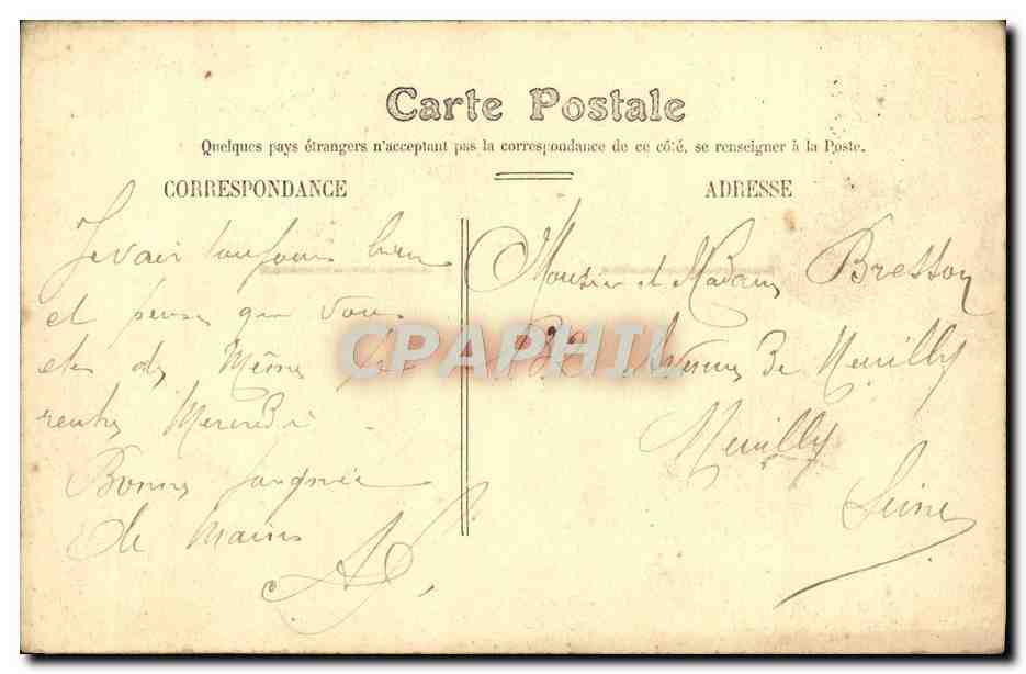 CPA Le Havre L'Hotel de Ville Kiosque — Verso