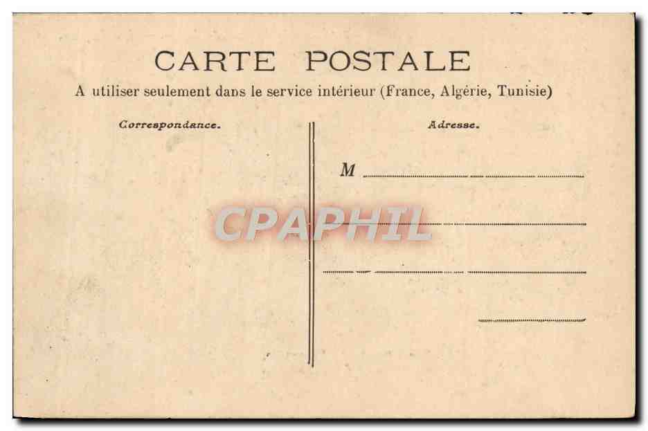 CPA Legende de Saint Saulge Les lapins — Verso