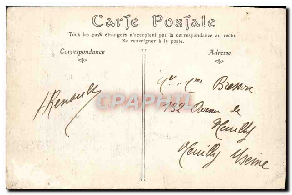 CPA Alencon Vue Sur la Sarthe — Rückseite