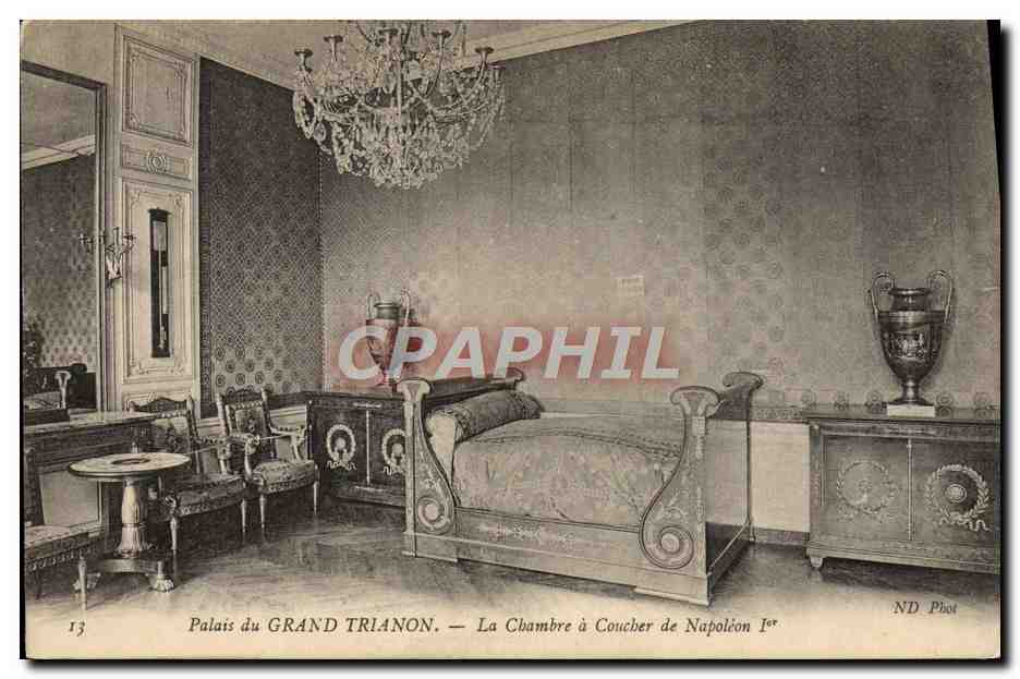 CPA Palais du Grand Trianon La Chambre a Coucher de Napoleon 1er