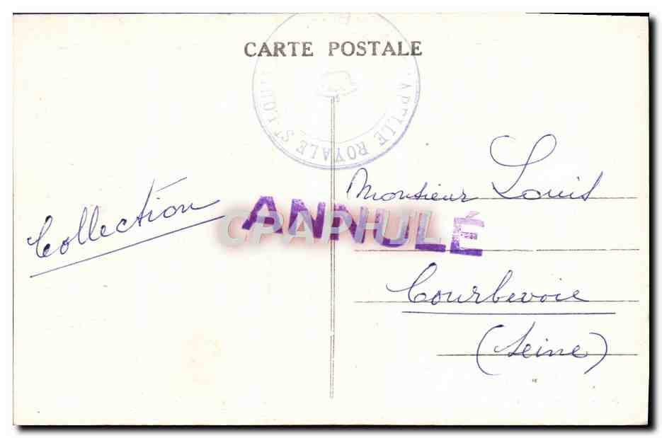 Dreux (E-et-L.) — Chapelle Saint-Louis — Sépulture de la Famille d'Orléans — Reverso