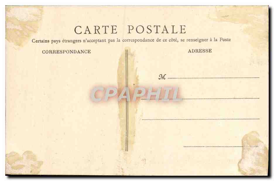 CPA Laval Le Vieux Pont et le Chateau — Rückseite