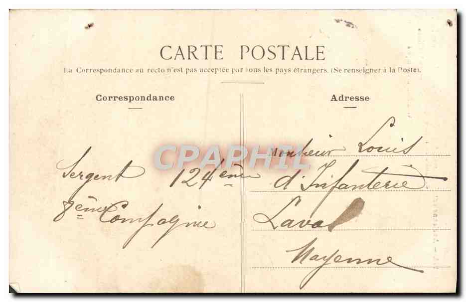CPA Ancienne entree du manoir du connetable de Clisson  — Rückseite