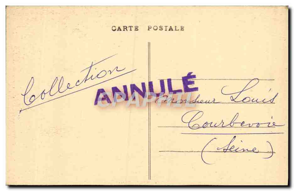CPA Gisors L'eglise Le portail principal — Rückseite
