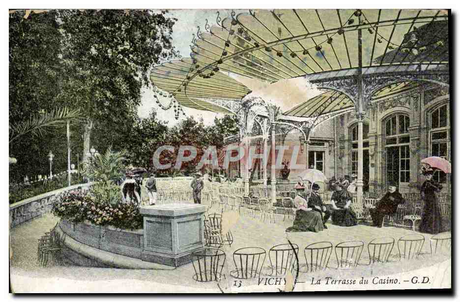 CPA Vichy La Terrasse du Casino