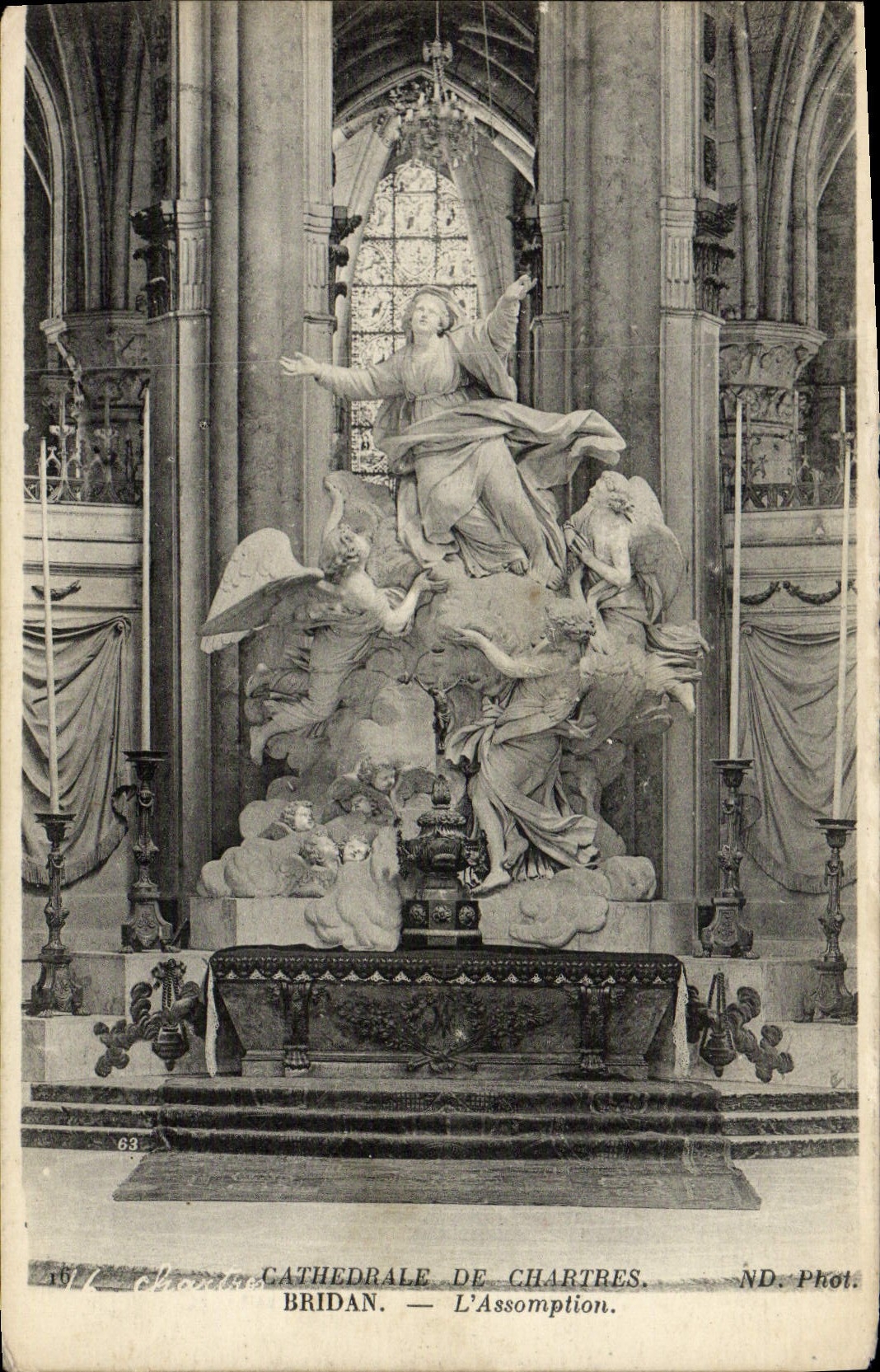 Cathédrale de Chartres — L'Assomption — ND. Phot. Bridan