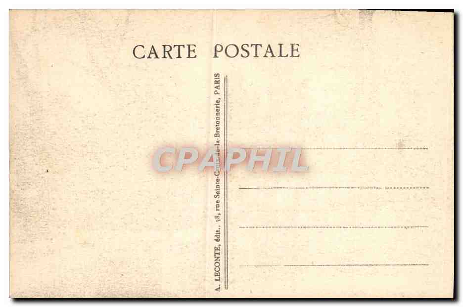 Versailles - Hamlet de Marie-Antoinette - « The Mill » - A. L. — Verso