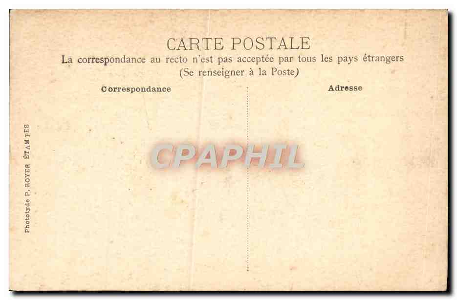 CPA Chateau de la Malmaison La Chapelle — Rückseite