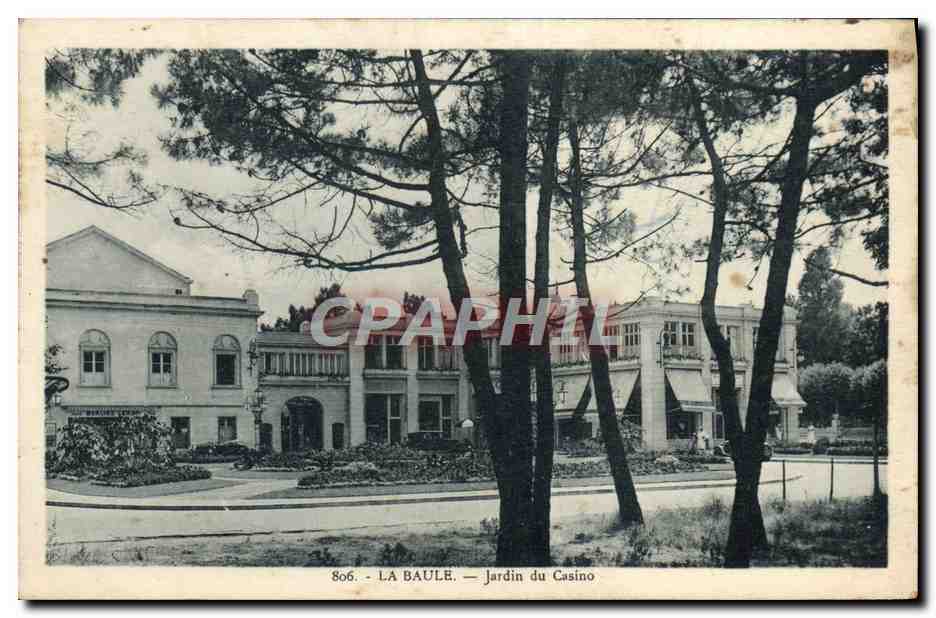 CPA La Baule Jardin du Casino