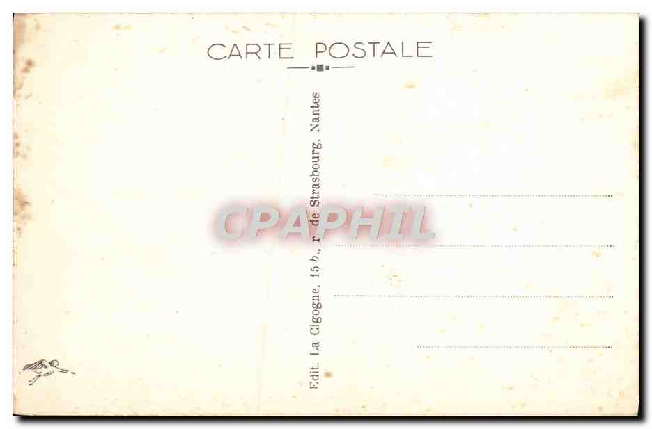 CPA La Baule Jardin du Casino — Rückseite