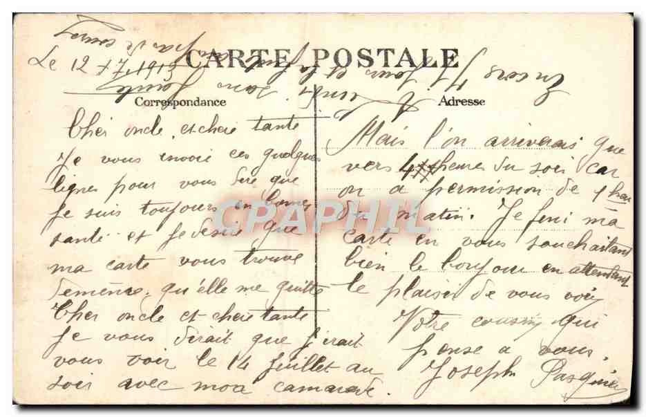 CPA Saint Germain en Laye Le Chateau — Reverso