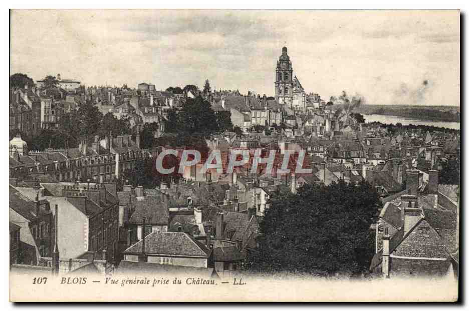 Blois — Allgemeiner Blick vom Schloss aus — LL. — N° 107