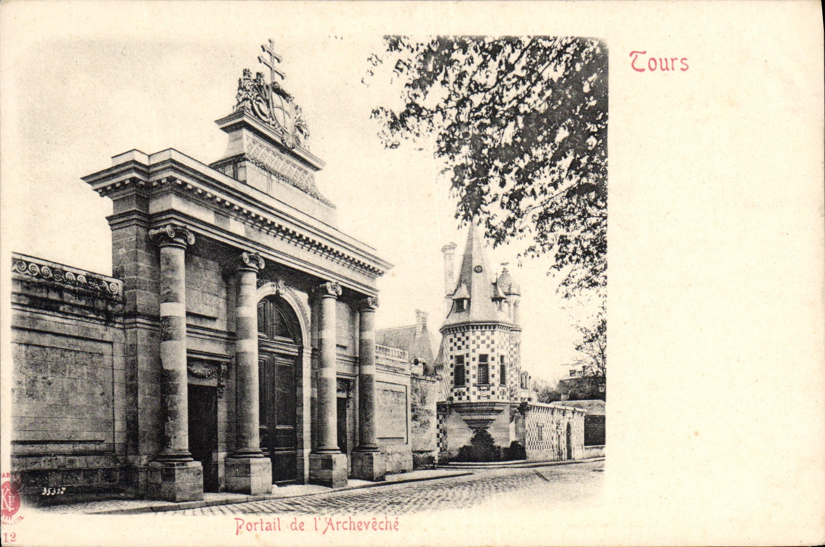 CPA Tours Portail de L'Archeveche