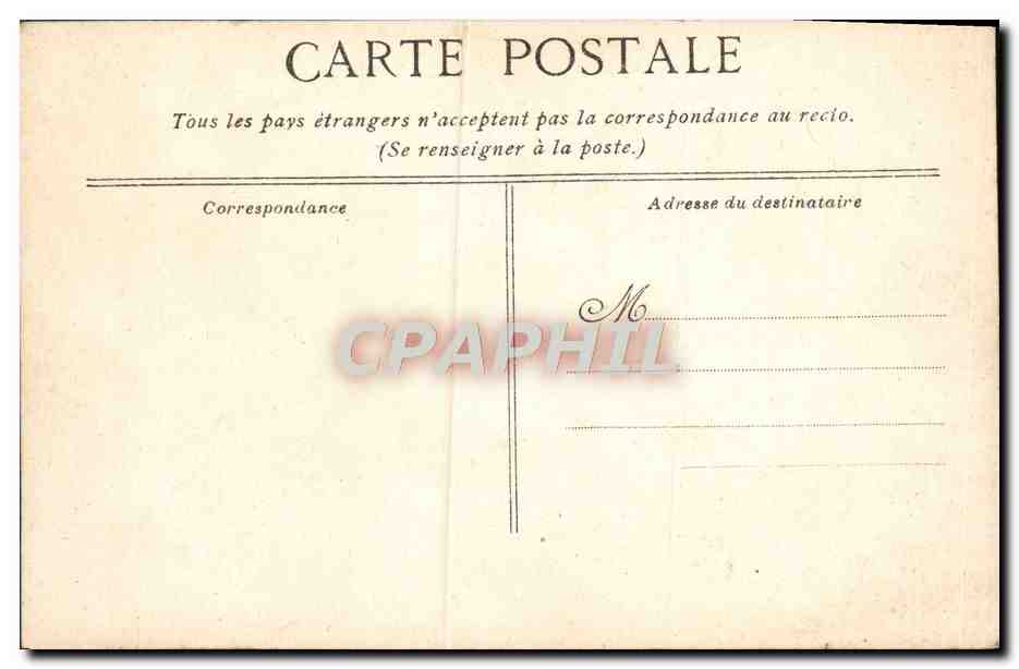 CPA Versailles Parc du Petit Trianon le Pavillon Francais — Verso