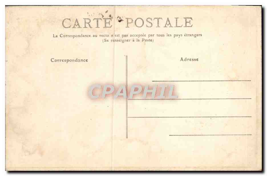 CPA Lyon Parc de la Tete d'Or — Rückseite