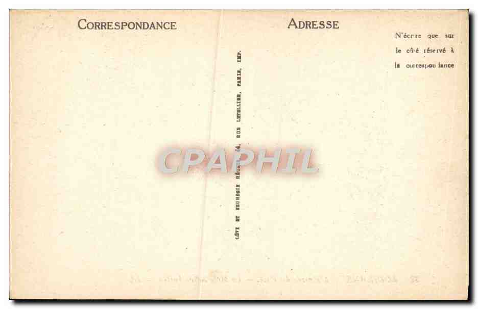 CPA Audierne L'Entree du Port Le mole Saint Julien — Rückseite
