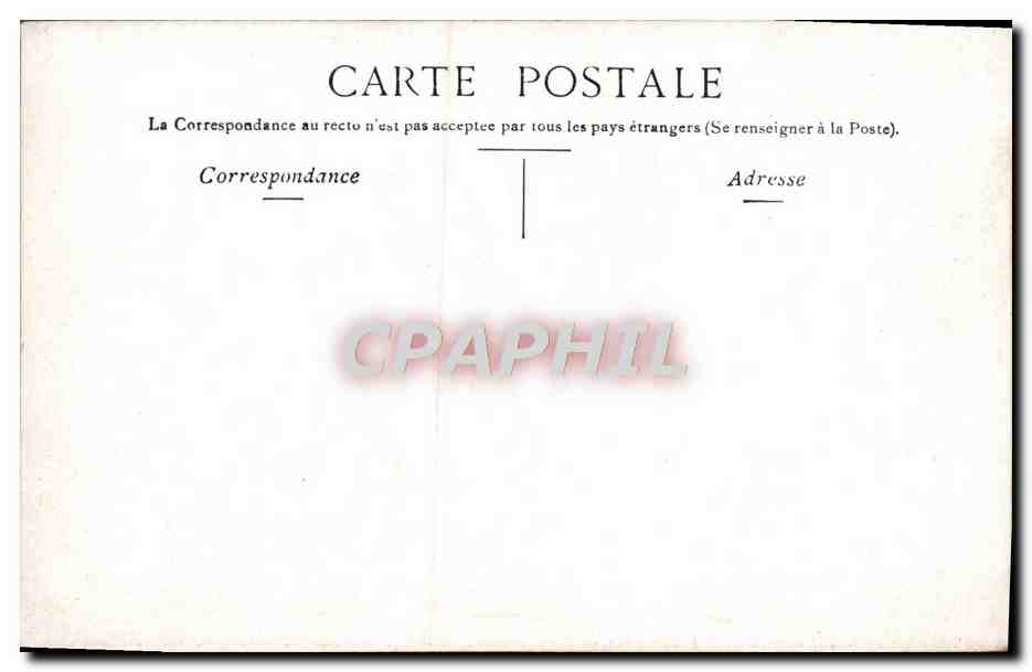 Fontainebleau — Grande Galerie — editor no identificado — Reverso