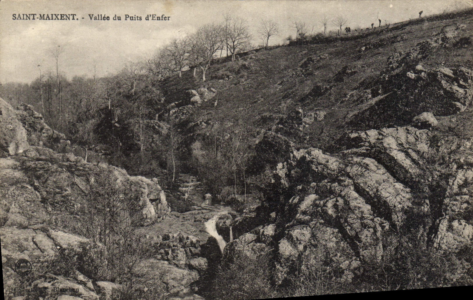 Saint-Maixent - Vallée du Puits d'Enfer — éditeur Hébert & Blançon