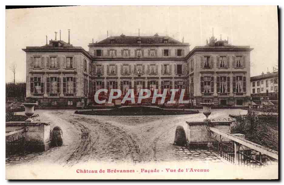 CPA Chateau De Brevannes Facade Vue De I'Avenue