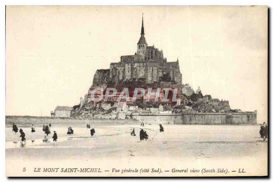 CPA Le Mont Saint Michel Vue Generale