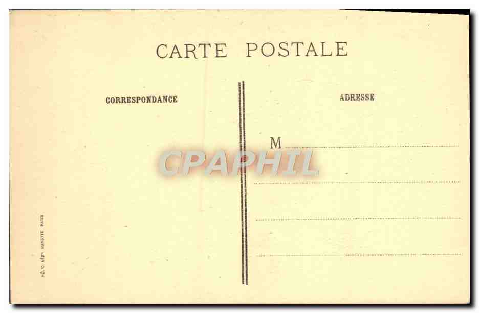 CPA Mort De Saint Francois — Verso