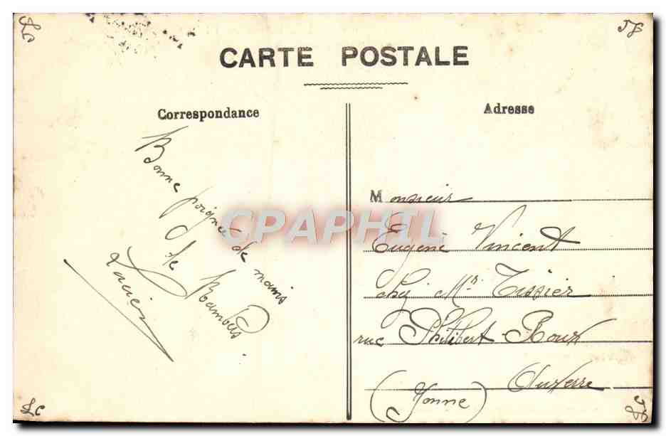 CPA Environs de St Maurice Et Bussang Le Lac Des Perches — Rückseite