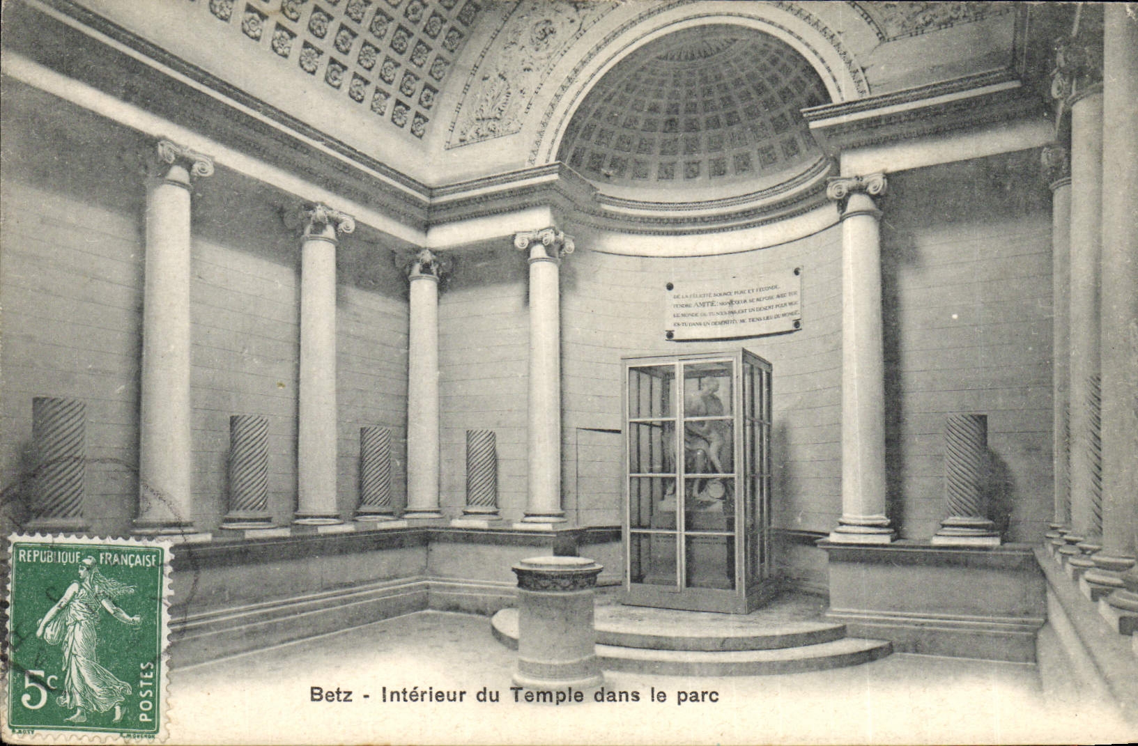 Betz - Intérieur du Temple dans le parc — Simi-Bromure & Breguir, Paris