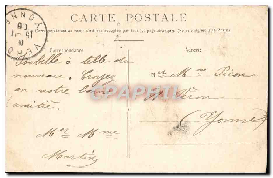 CPA Reims Caves Pommery Le triomphe De Bacchus — Rückseite
