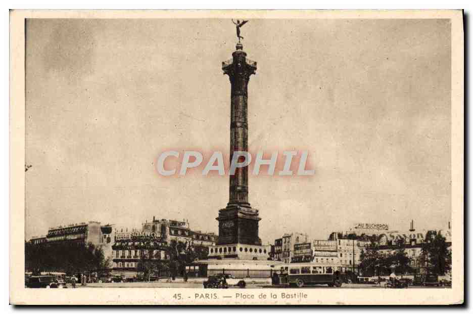 CPA Paris Place De La Bastille
