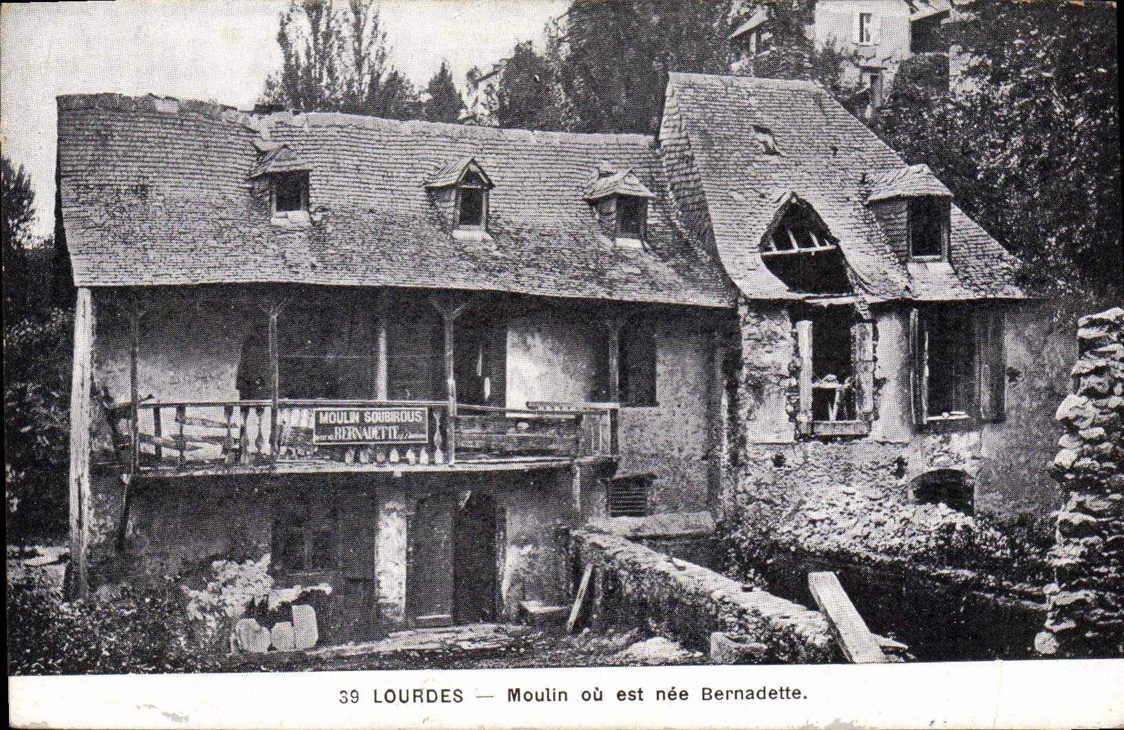 Lourdes — Moulin où est née Bernadette — Edition F. Viron, n°39