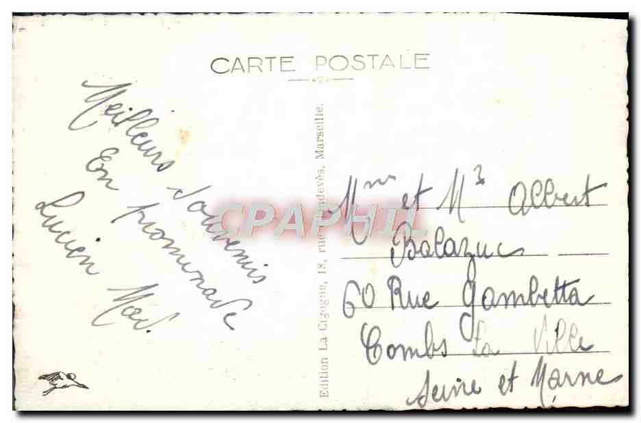 Nîmes — Le Jardin de la Fontaine — Édition La Cigogne, n°256 — Reverso