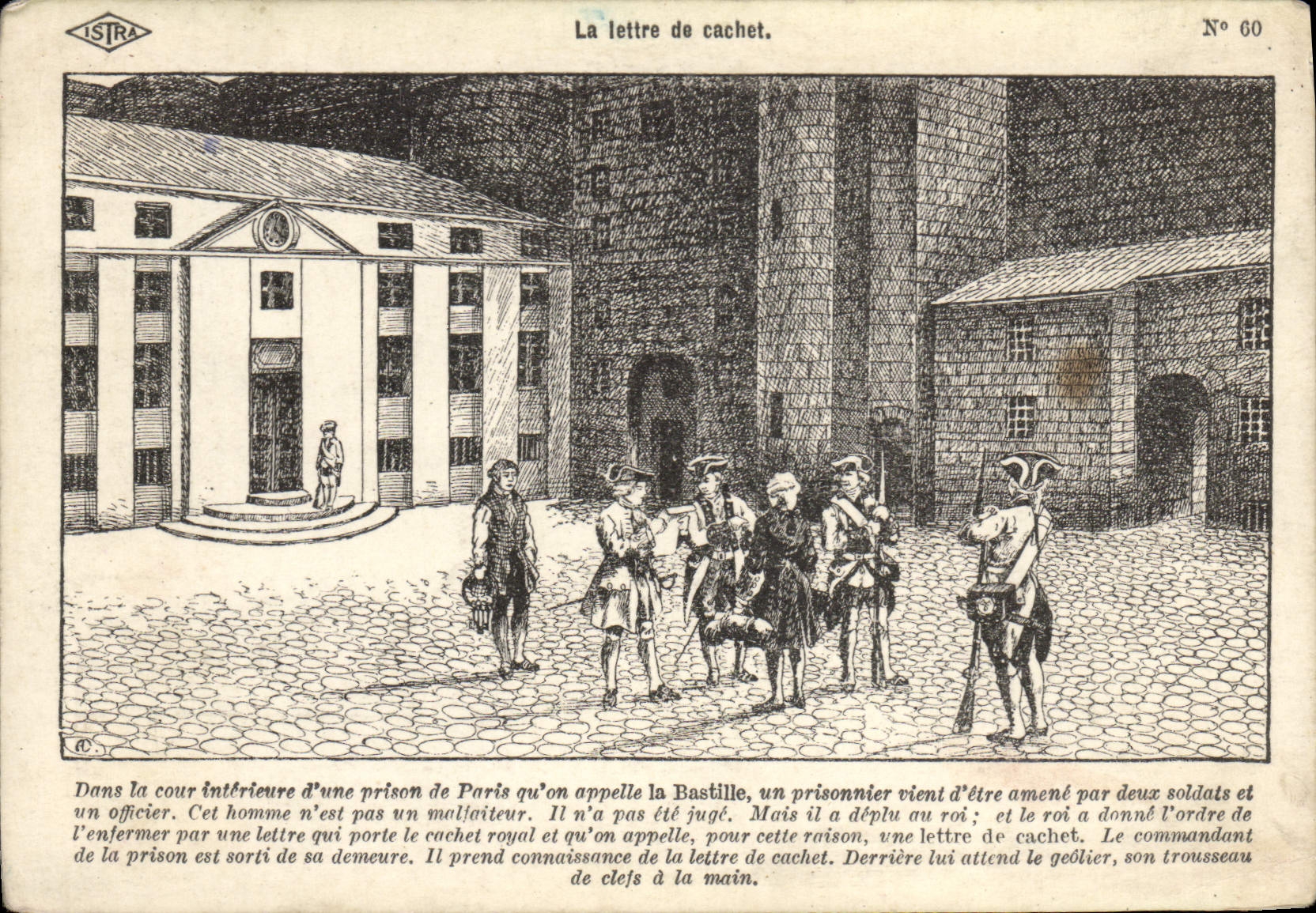 CPA La Lettre De Cachet Paris Bastille