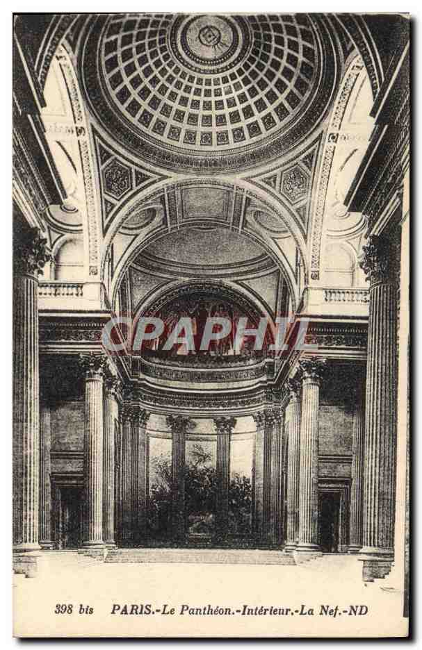 CPA Paris Le Pantheon Interieur La Nef