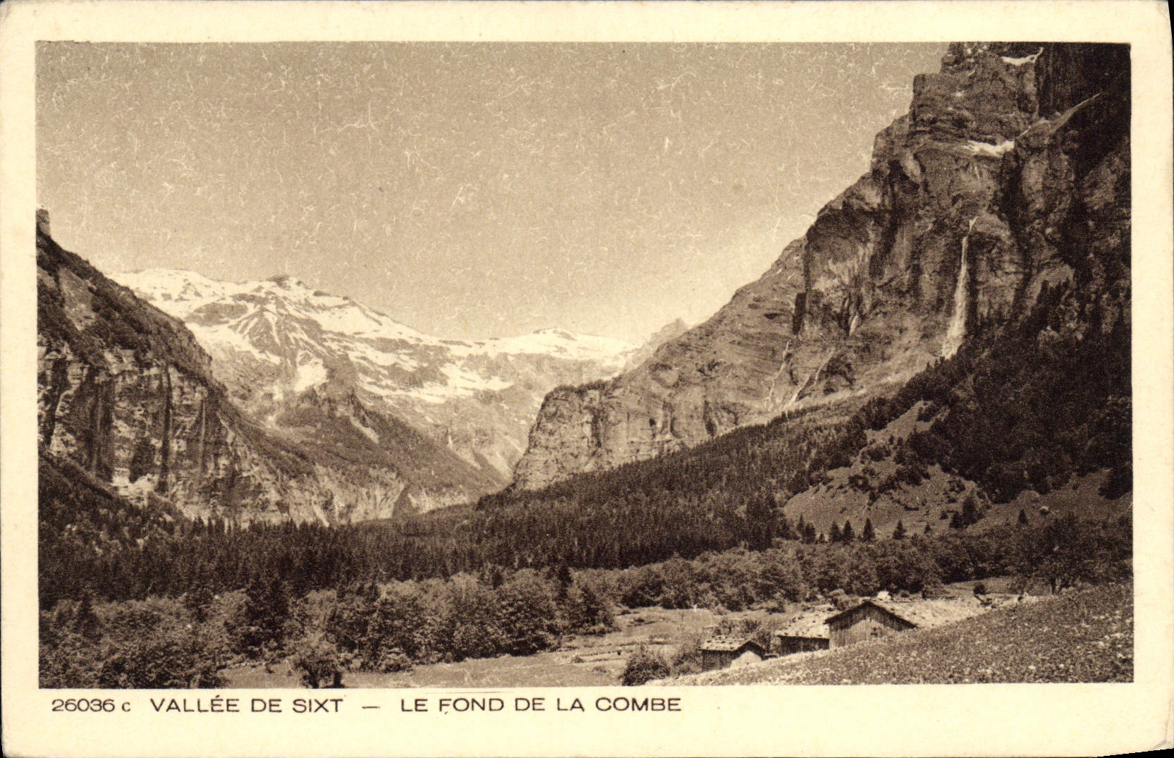 Vallée de Sixt — Le Fond de la Combe — Braun & Cie, Imp. Dornach