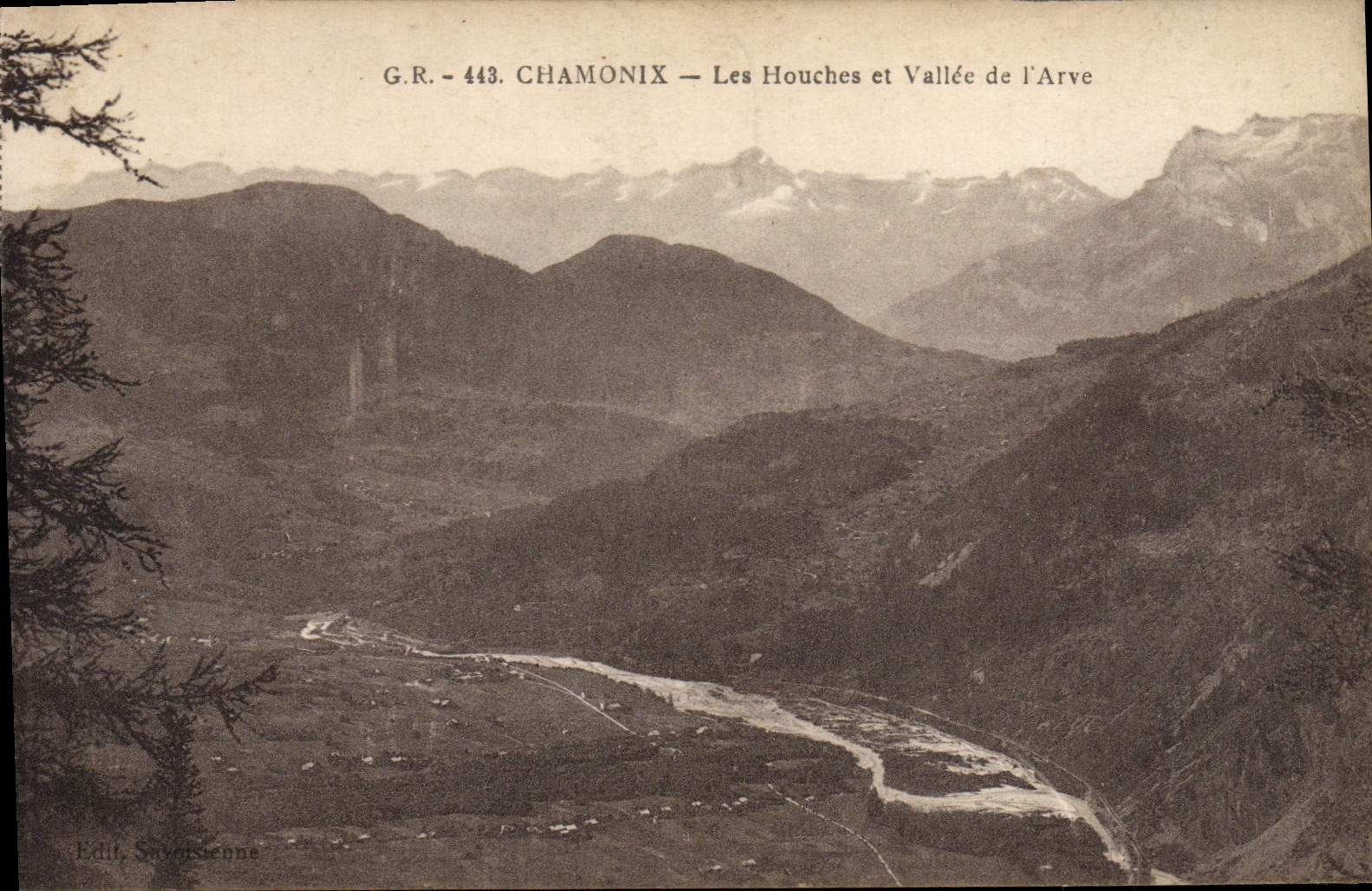 CPA Chamonix Les Houches Et Vallee De I'Arve