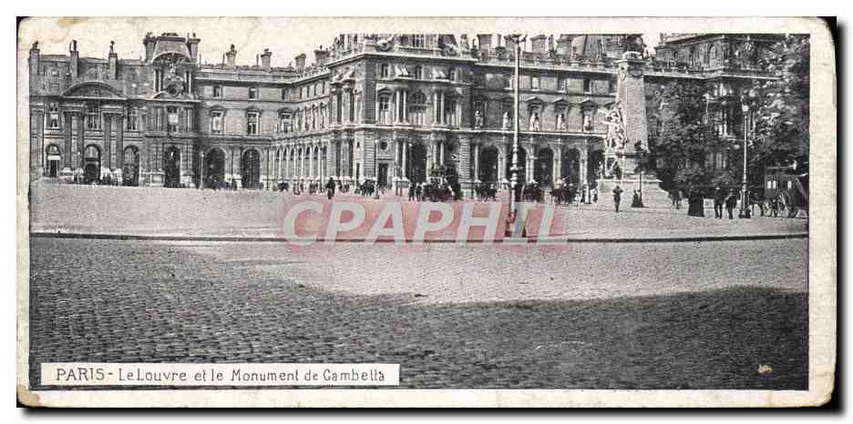 Paris - Le Louvre et le Monument de Gambella