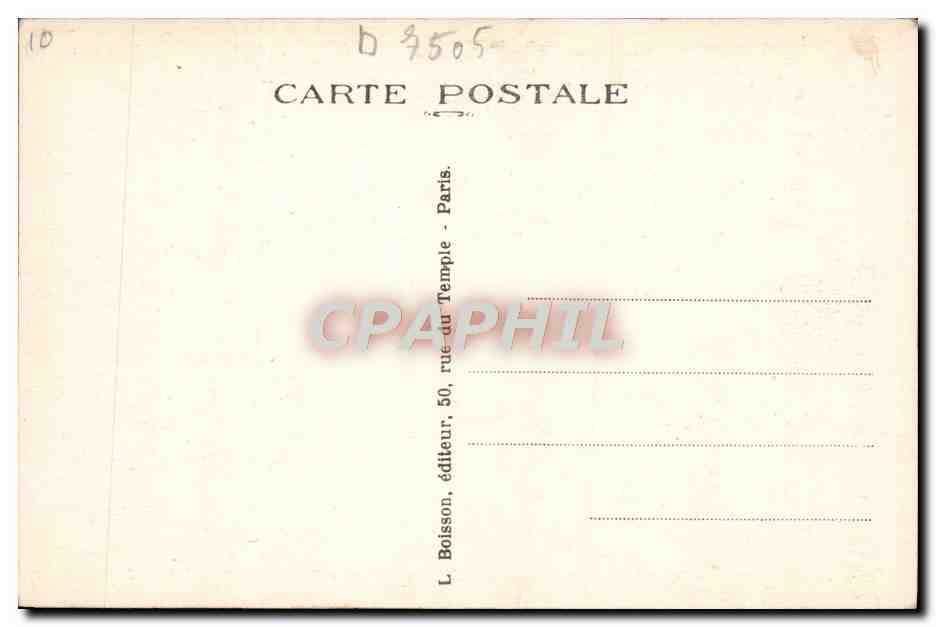 CPA Paris Eglise Saint Etienne Du Mont Le Jube — Rückseite