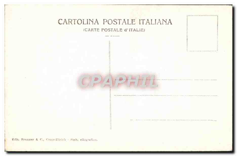 CPA Roma Piazza Termini Fontana Dettaglio — Rückseite