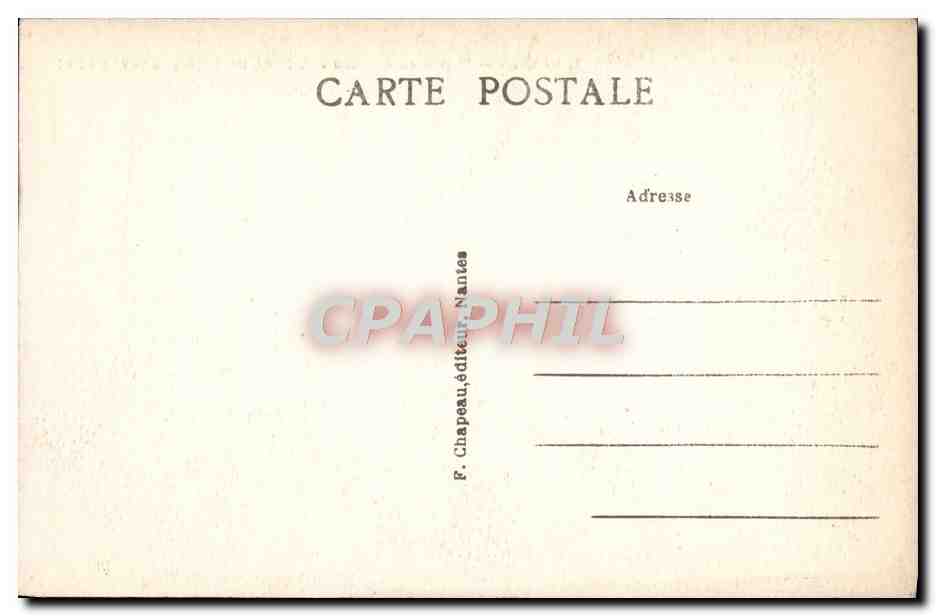 CPA Nantes Entree Ducs De Bretagne — Verso