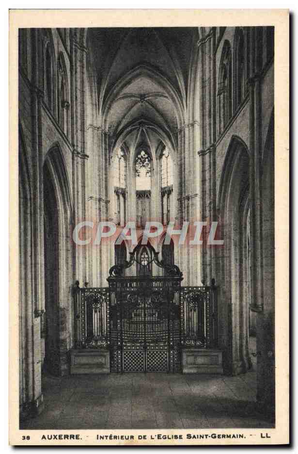 Auxerre — Intérieur de l'église Saint-Germain — LL